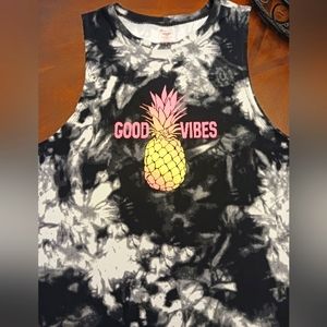 Good Vibes Tank Top, (fits like L)
